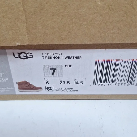 UGG Rennon II Toddler Size 7 Chestnut, Toddler Uggs - Picture 2 of 8